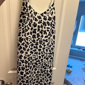 Leopard maxi dress